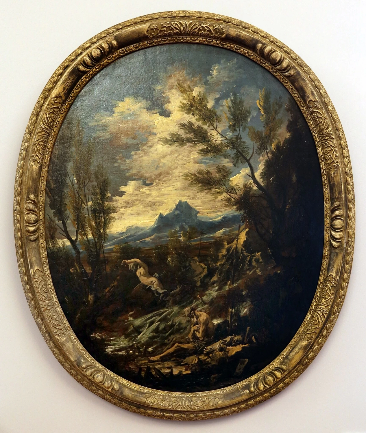 Paesaggio con sant'Antonio eremita
